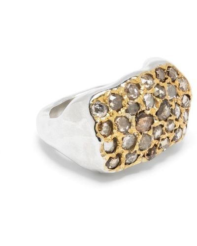 Rosa Maria 18kt Yellow-gold Diamond Ring - Metallic