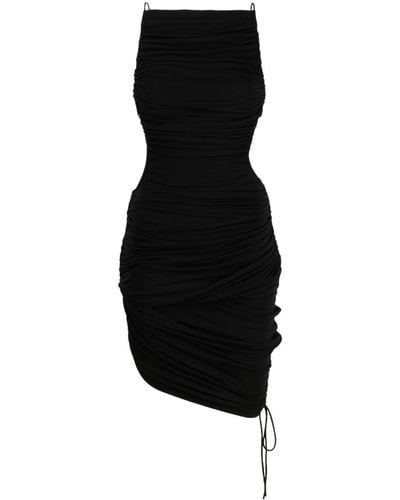 Christopher Esber Illusioned Draped Minidress - Black