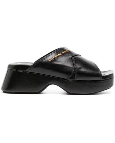 Alexander Wang Sandalias Float con plataforma de 70 mm - Negro