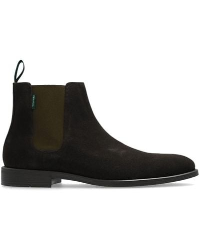 PS by Paul Smith Cedric Suede Ankle Boots - Black