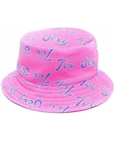 Natasha Zinko 'too Sexy' Bucket Hat - Pink