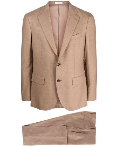 Boglioli Notched-lapel Single-breasted Suit - Natural