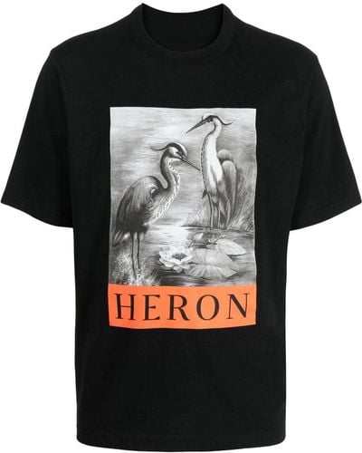 Heron Preston T-Shirt mit grafischem Print - Schwarz