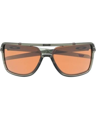 Oakley Gafas de sol con montura cuadrada - Marrón