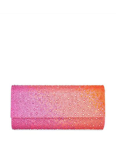 Judith Leiber Perry Grote Clutch - Roze