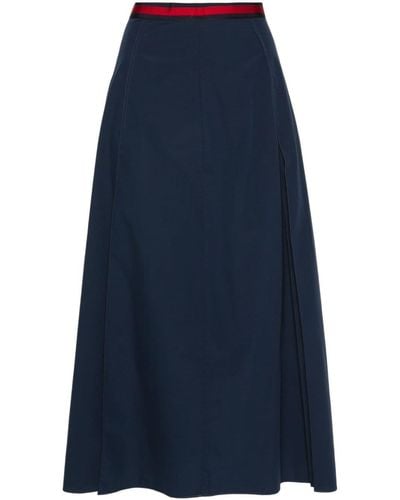 Gucci Falda midi Sylvie-web - Azul