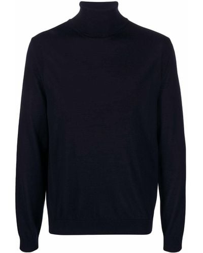 Woolrich Fine-knit Roll-neck Sweater - Blue