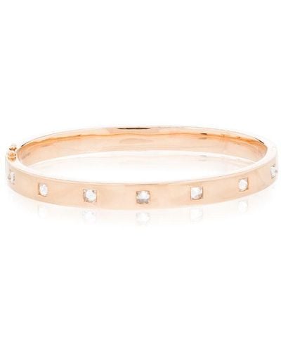 Anita Ko 18kt Rose Gold Oval Diamond Bracelet - Pink