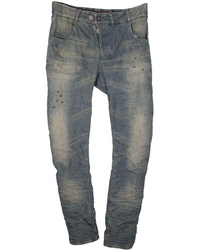 Boris Bidjan Saberi Mid-rise Slim-fit Jeans - グレー