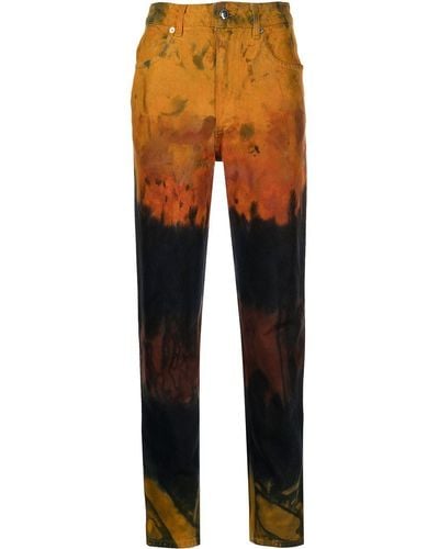 Eckhaus Latta Jeans Met Tie-dye Print - Meerkleurig