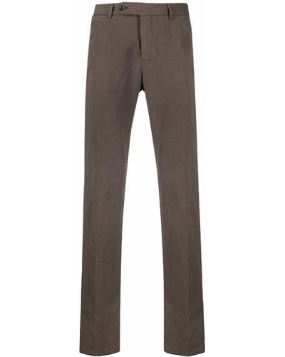 PT Torino Pantalones chinos slim - Marrón