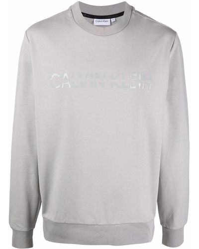 Calvin Klein ロゴ スウェットシャツ - グレー