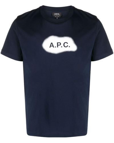 A.P.C. T-shirt - Blu