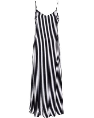 Tommy Hilfiger Sleeveless Striped Maxi Dress - Blue