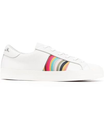 Gianvito Rossi Sneakers mit Streifen - Weiß
