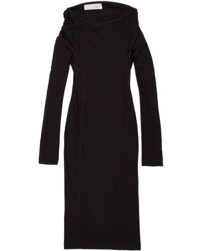 AZ FACTORY Freya Drop Shoulder Dress - Black