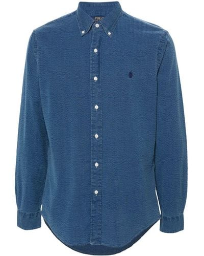 Polo Ralph Lauren Long Sleeve-Sport Shirt - Blue