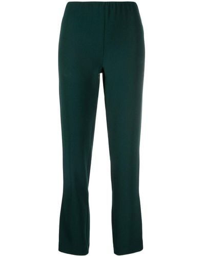 P.A.R.O.S.H. Cropped Elasticated Trousers - Green