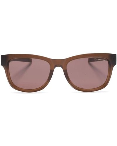 Dita Eyewear Lsa-711 Square-frame Sunglasses - Brown