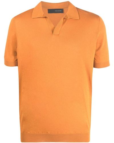 Tagliatore ニット ポロシャツ - オレンジ