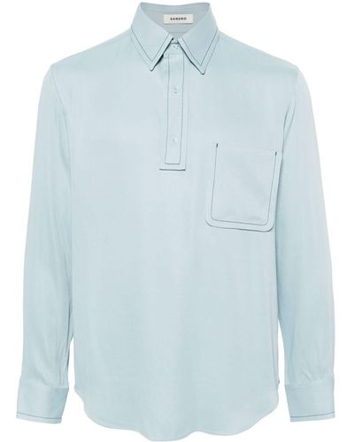 Sandro Button-up Overhemd - Blauw