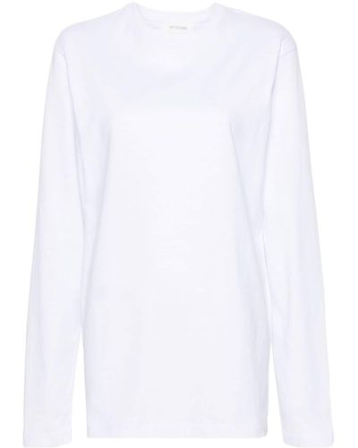 Sportmax Agguati T-Shirt aus Baumwolle - Weiß