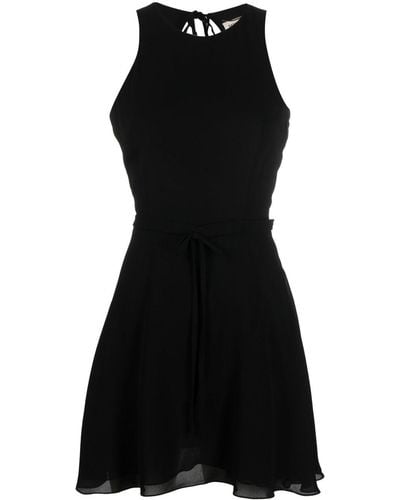 Saint Laurent Vestido sin mangas con espalda abierta - Negro