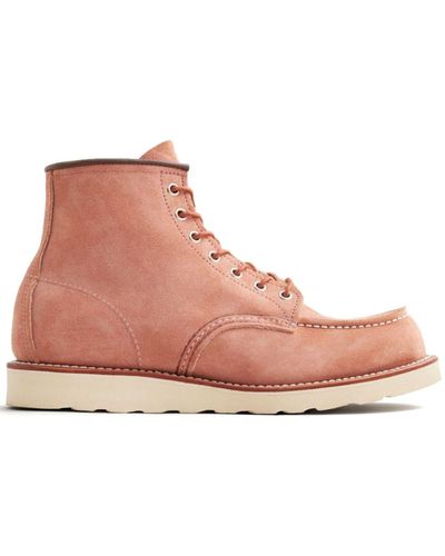 Red Wing Classic Moc Ankle Boots - Pink