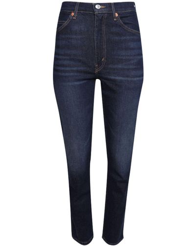 RE/DONE 70's Straight-leg Jeans - Blue
