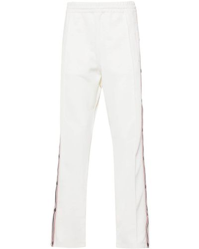 Golden Goose Wide-leg Cotton Track Trousers - White
