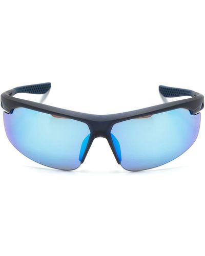 Nike Gafas de sol Windtrack con montura envolvente - Azul