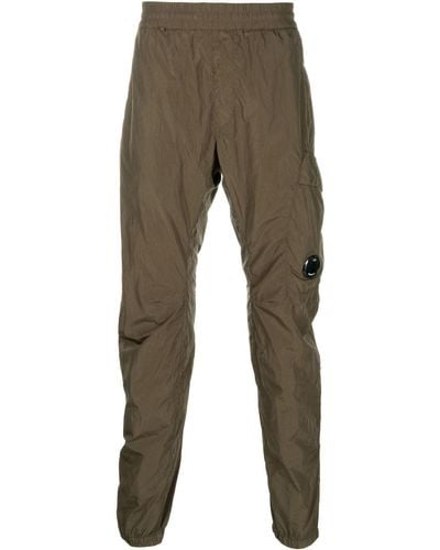 C.P. Company Chrome-r Panelled Track Trousers - Green