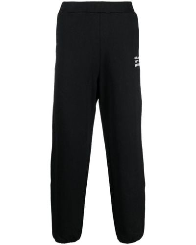 Liberal Youth Ministry Logo-print Cotton Track Trousers - Black