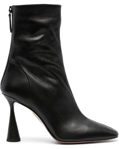 Aquazzura 100mm High-heeled Ankle Boots - Black