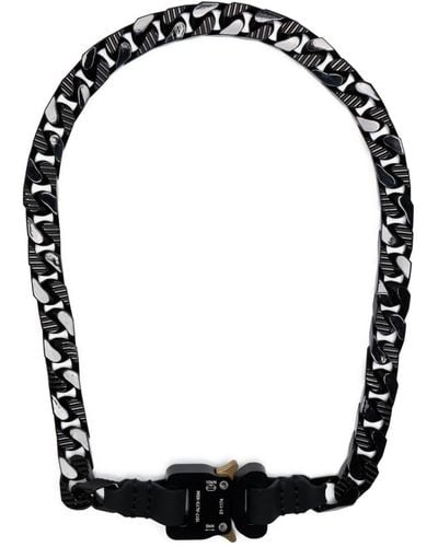 1017 ALYX 9SM Metallic-buckle Choker Chain - Black