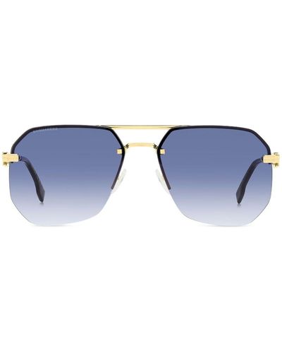 DSquared² Hype Navigator-frame Sunglasses - Blue