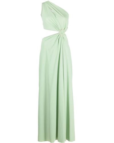 La Petite Robe Di Chiara Boni One-shoulder Maxi Dress - Green