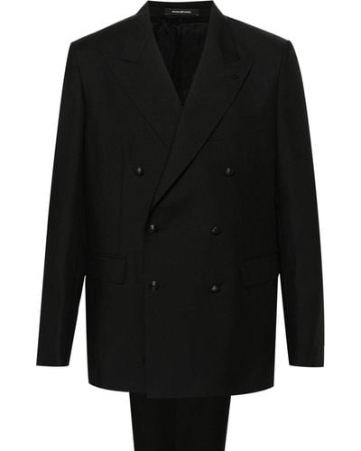 Tagliatore Double-breasted Suit - Black