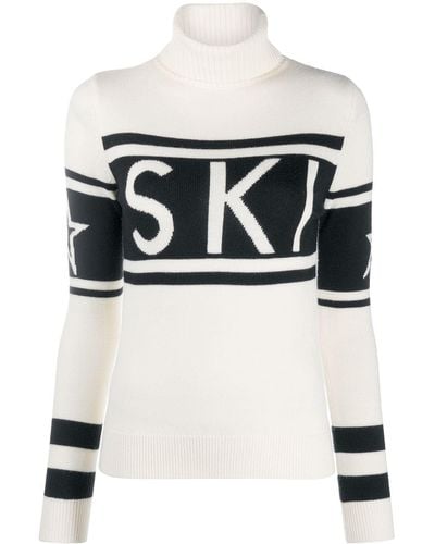 Perfect Moment Schild Ski Sweater - White