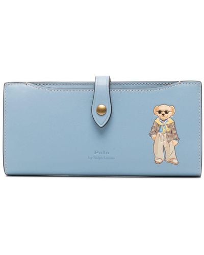 Polo Ralph Lauren Portemonnaie mit Teddy-Print - Blau