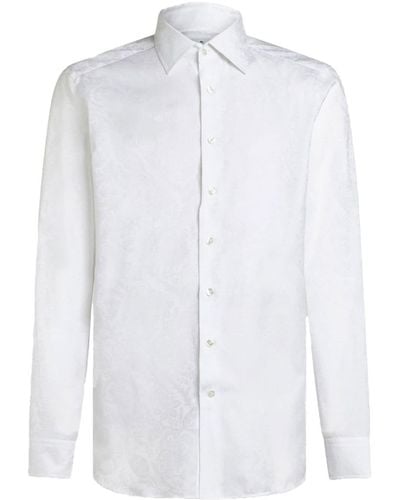 Etro Overhemd Met Paisley-print - Wit