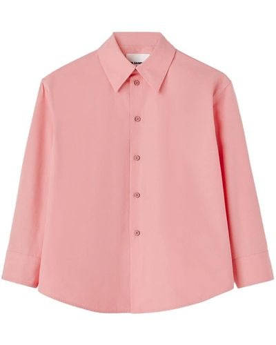 Jil Sander Hemd mit klassischem Kragen - Pink