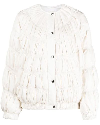 Chloé Textured Puffer Jacket - White