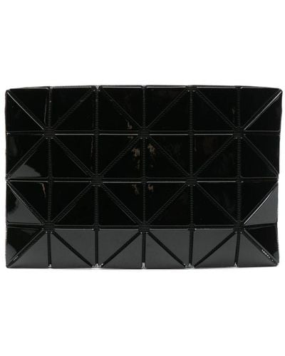 Bao Bao Issey Miyake Geometric-panelled Clutch Bag - Black
