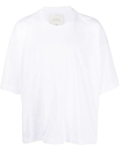 Studio Nicholson Short-sleeve Cotton T-shirt - White