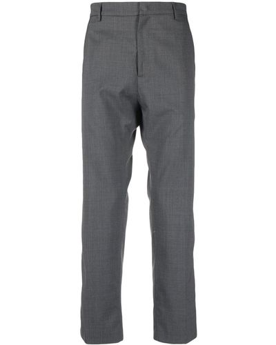 Low Brand Pantalones rectos estilo capri - Gris