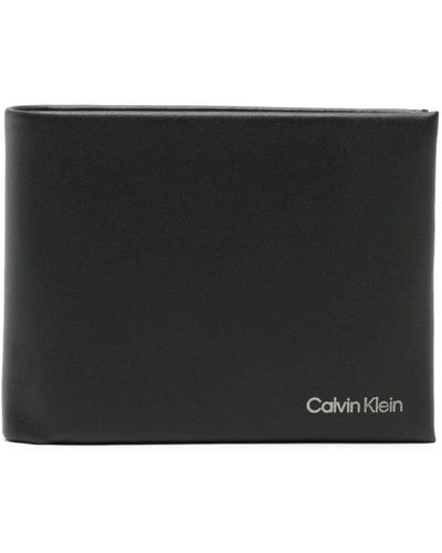 Calvin Klein 三つ折り財布 - ブラック