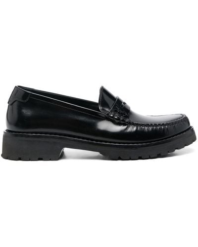 Saint Laurent Le Loafer Glanzende Schoenen - Zwart