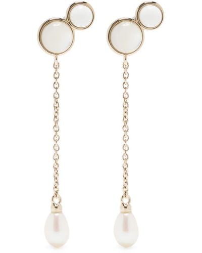 Chloé Darcey Drop-design Earrings - White