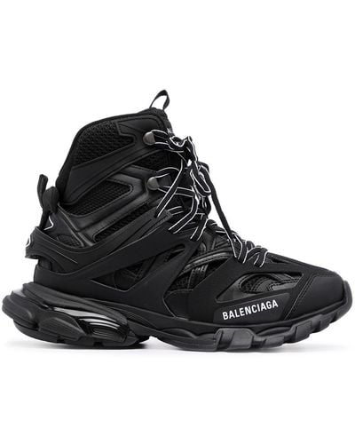 Balenciaga Track Hiking Boots - Black